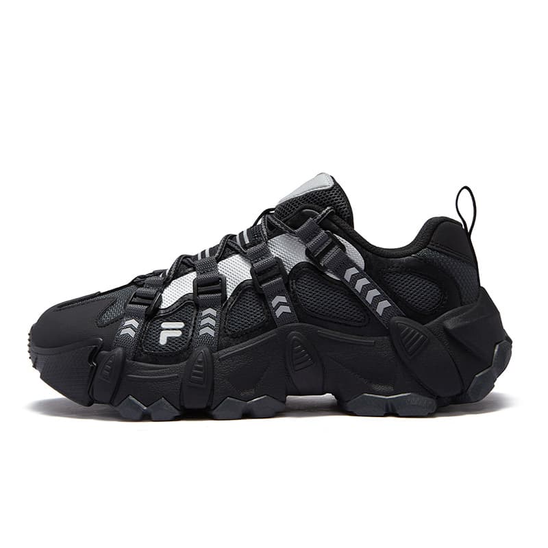 Кроссовки FILA FUSION exocet ii Текстиль Синтетическая кожа Дышащий Низкий верх Повседневная обувь Женский Черный Серый - изображение 1