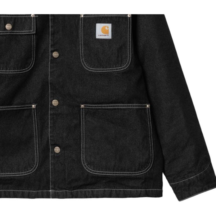 Джинсовая куртка Carhartt WIP Denim Multi-Pocket Jacket Black - изображение 5