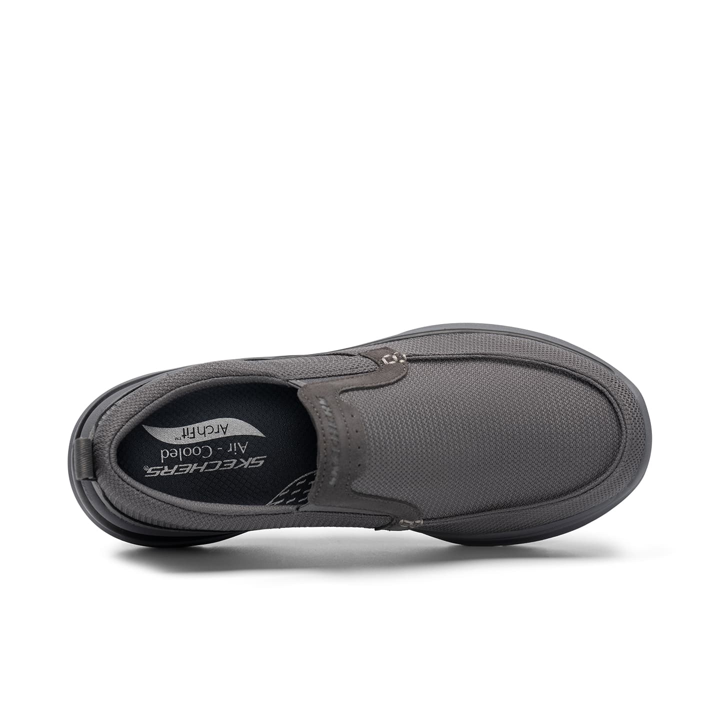Кроссовки Skechers Амортизация Низкий Топ Повседневная Обувь Мужская Серый - изображение 3