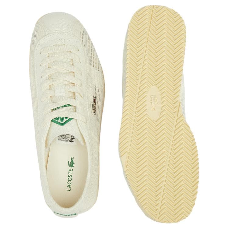 Кроссовки LACOSTE Износостойкие Низкие Повседневные Кроссовки Женские Экрю - изображение 4