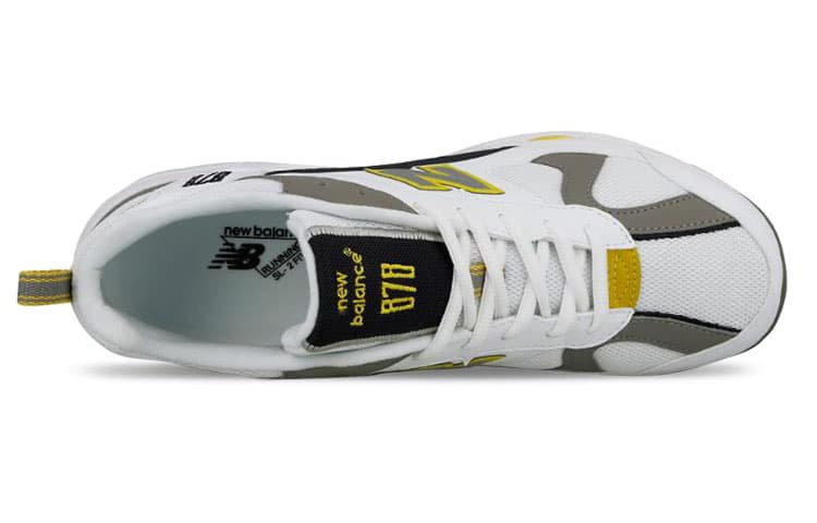 Кроссовки New Balance 878 White Grey Yellow - изображение 3