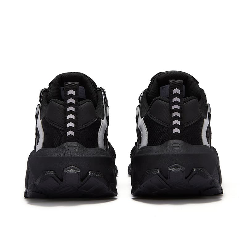 Кроссовки FILA FUSION exocet ii Дышащий Low Топ Повседневная обувь Мужской Черный Лотосовый серый - изображение 4