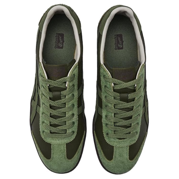 Кроссовки Onitsuka Tiger Tokuten Low Casual Обувь Унисекс Зеленая - изображение 3