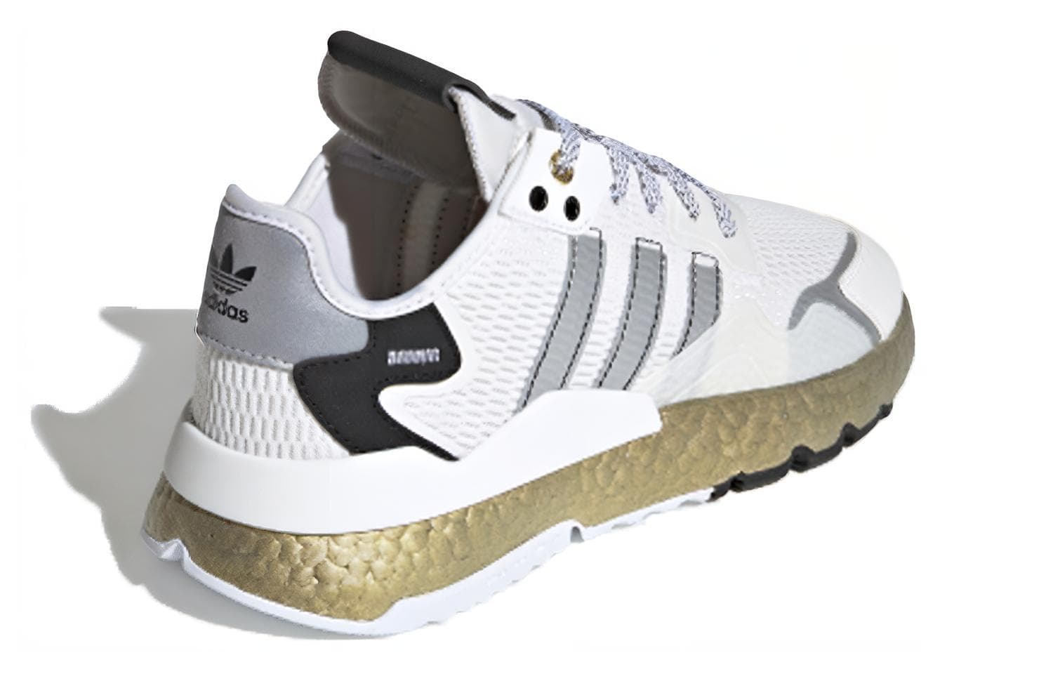 Кроссовки adidas Nite Jogger White Black Gold - изображение 5