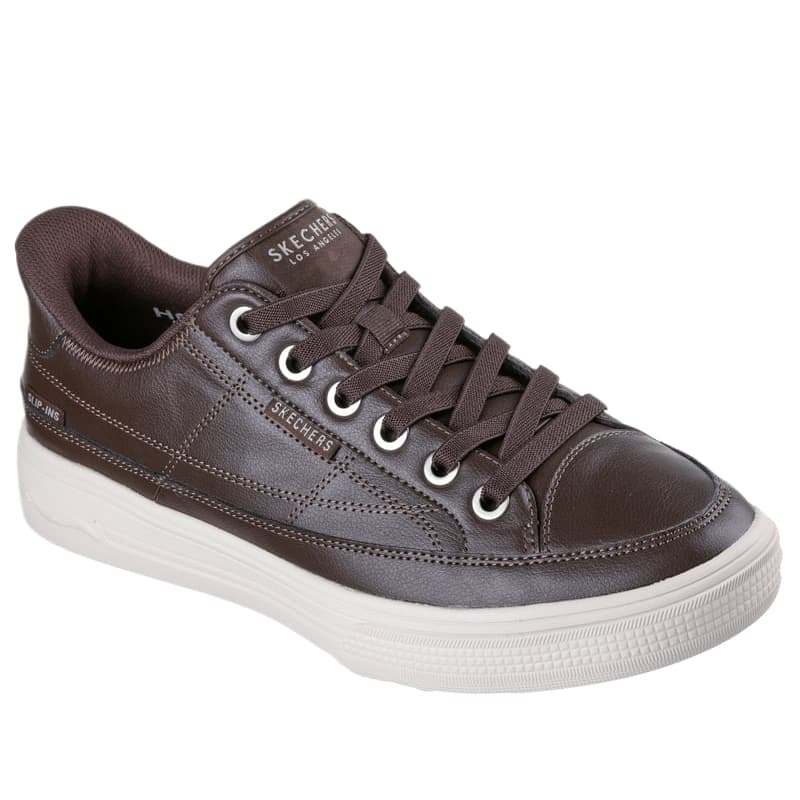 Кроссовки Skechers Arch Fit Arcade Catch YA There Кожа Легкий Повседневная обувь Мужская - изображение 3