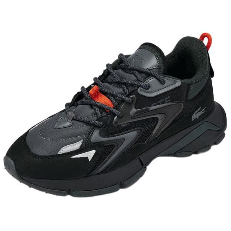 Кроссовки LACOSTE Низкий топ Повседневная обувь Мужская Черная - изображение 2