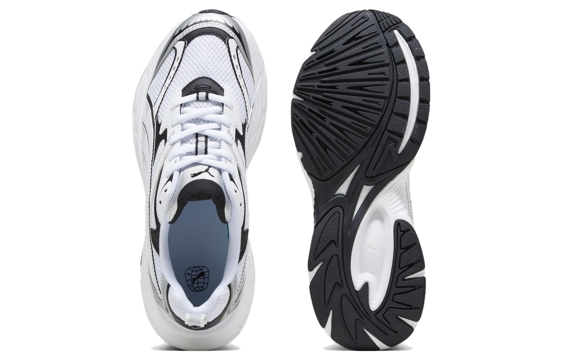 Кроссовки PUMA Morphic Амортизация Дышащая Низкий Верх Повседневная Обувь Унисекс Белый - изображение 5
