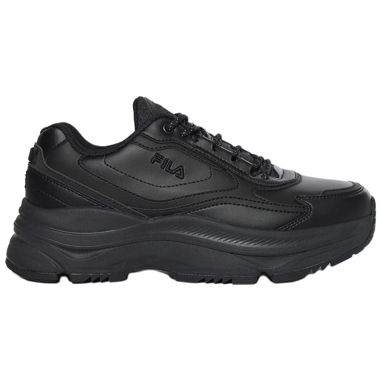 Кроссовки FILA Wavy Day Мягкий и Комфортный Устойчивый к Износу Низкий Топ Повседневная Обувь Унисекс Черный - изображение 2