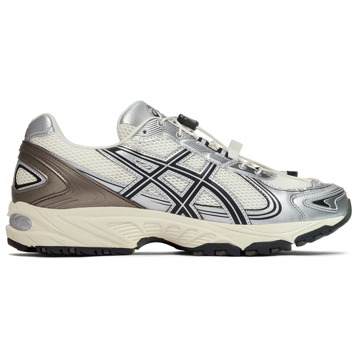 Кроссовки Asics Gel Kahana TR V4 Low Top Повседневная обувь Унисекс Серебряный Коричневый - изображение 2