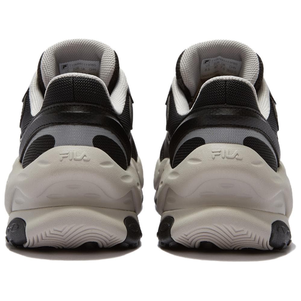 Кроссовки FILA FUSION CHEESE DX Сыры Устойчивые к истиранию Низкие Повседневные Мужские Черные Кроссовки - изображение 4