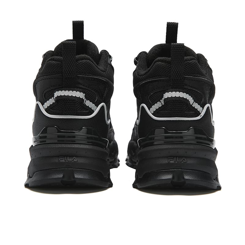 Кроссовки FILA TREK 1S MID WE Амортизация Устойчивость к истиранию Тепловая изоляция Повседневная обувь Женская Черная - изображение 4