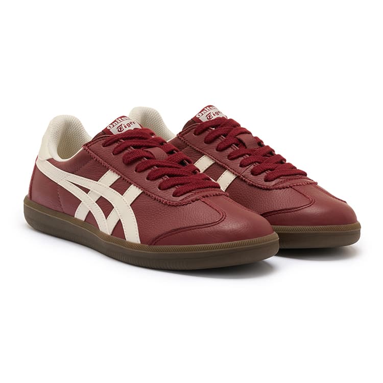 Кроссовки Onitsuka Tiger Tokuten Low Casual Обувь Унисекс Бордовый - изображение 3