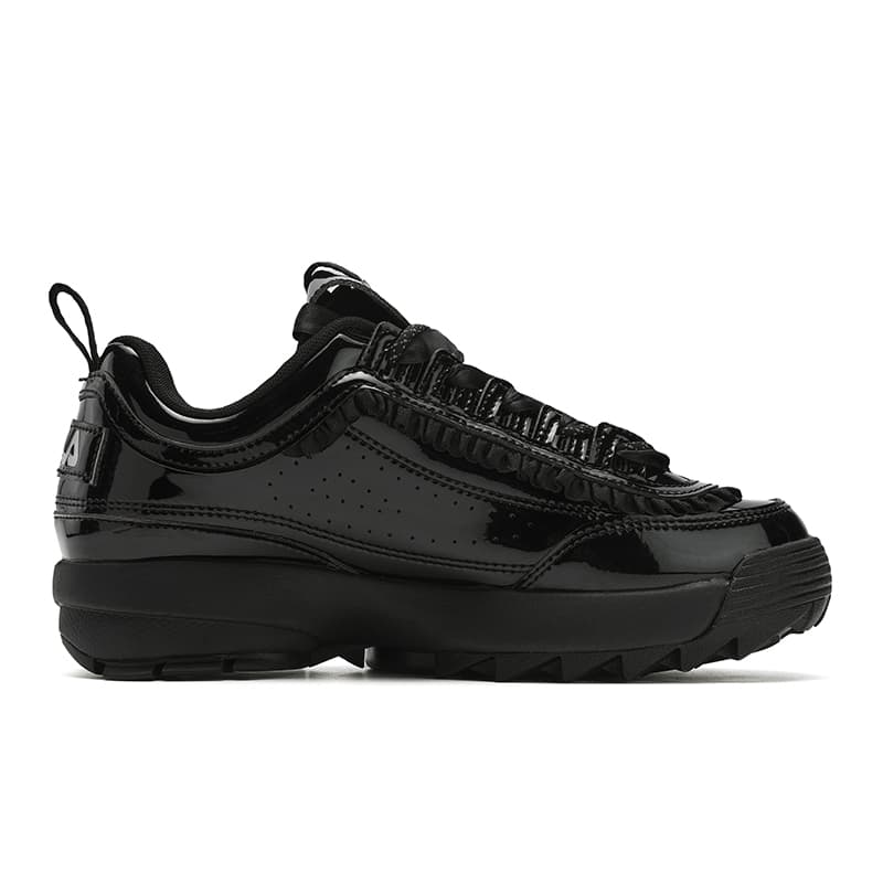 Кроссовки FILA Disruptor 2 Амортизация Износостойкий Низкий Топ Повседневная Обувь Женская Черная - изображение 2