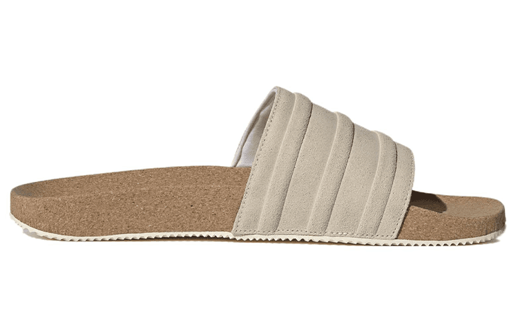 Сандалии adidas Adilette Premium Brown White - изображение 2