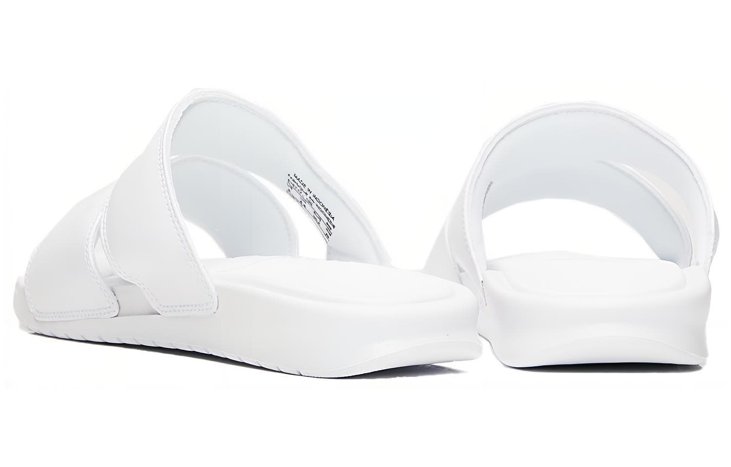 Сандалии Nike Benassi Duo Ultra Slide White Silver - изображение 3