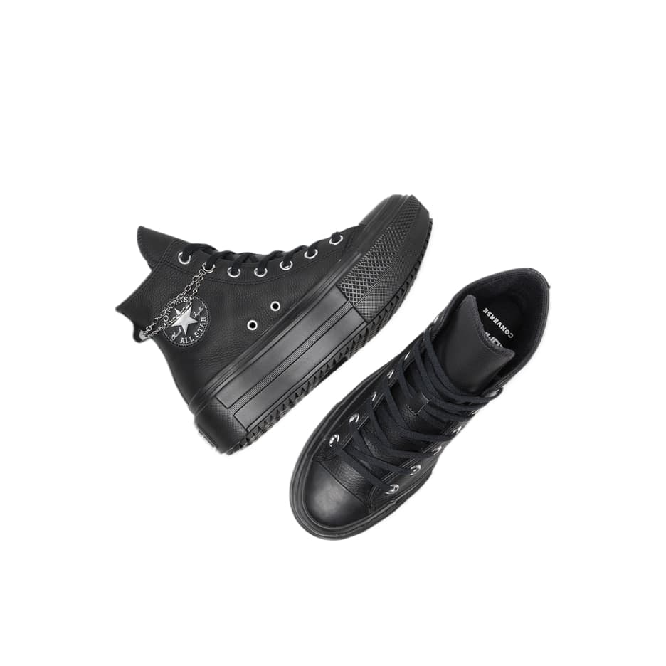 Кроссовки Converse Double Stack кожа унисекс кроссовки для повседневной жизни - изображение 4