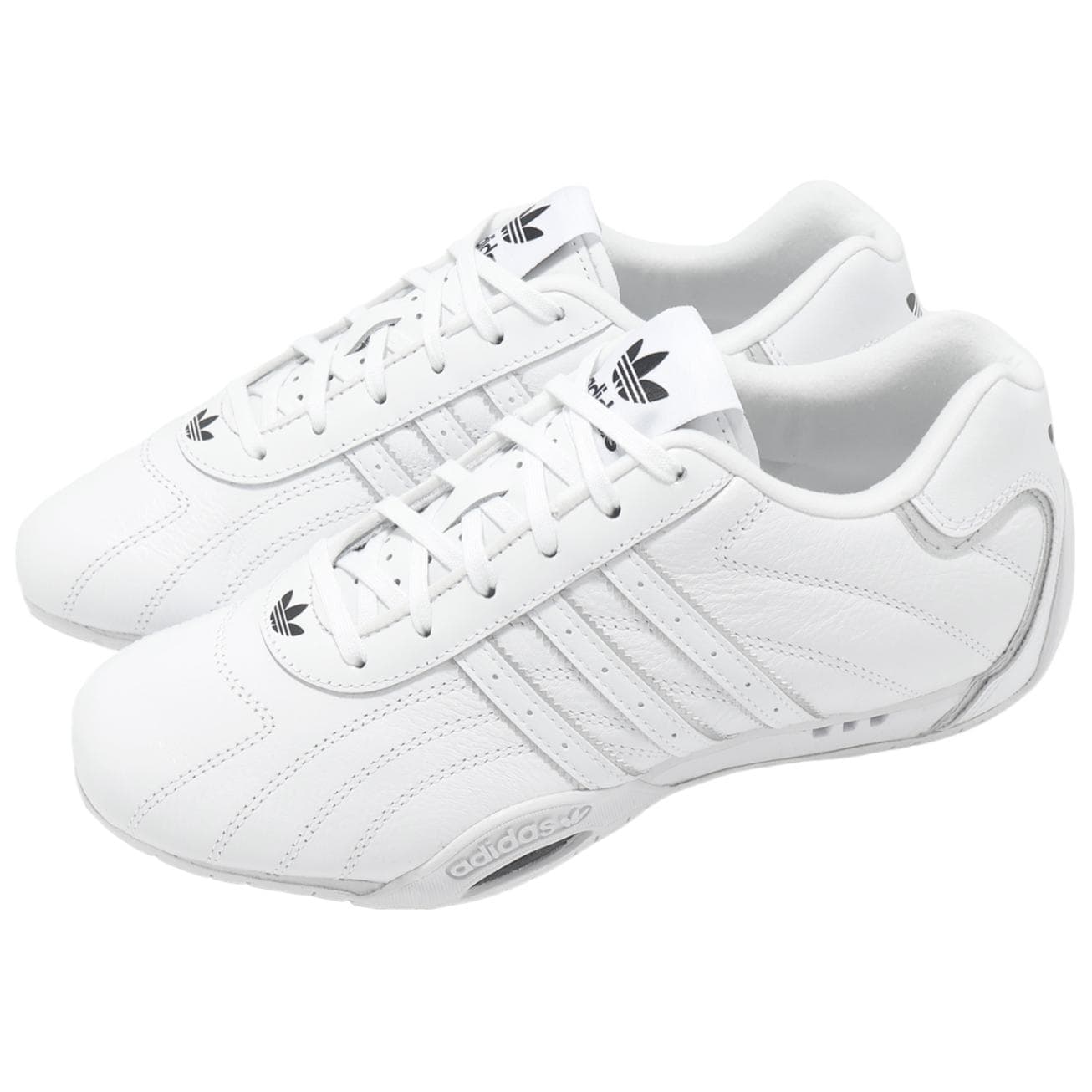 Кроссовки Adidas Originals ADIRACER Амортизация Износостойкий Низкий Топ Повседневная Обувь Женская Белая - изображение 3