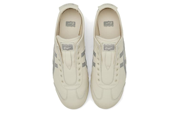 Кроссовки Onitsuka Tiger Mexico 66 Slip-On White Grey - изображение 4
