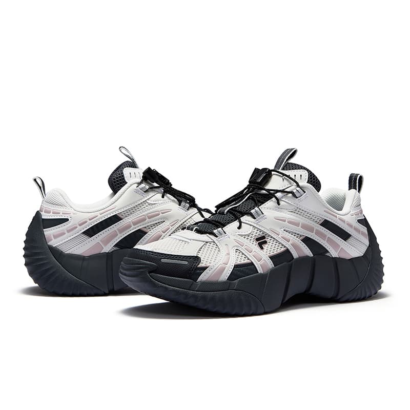 Кроссовки FILA FUSION BONE II Vertebra Shoes 2 Дышащий Low Топ Повседневная обувь Женские Серый - изображение 5