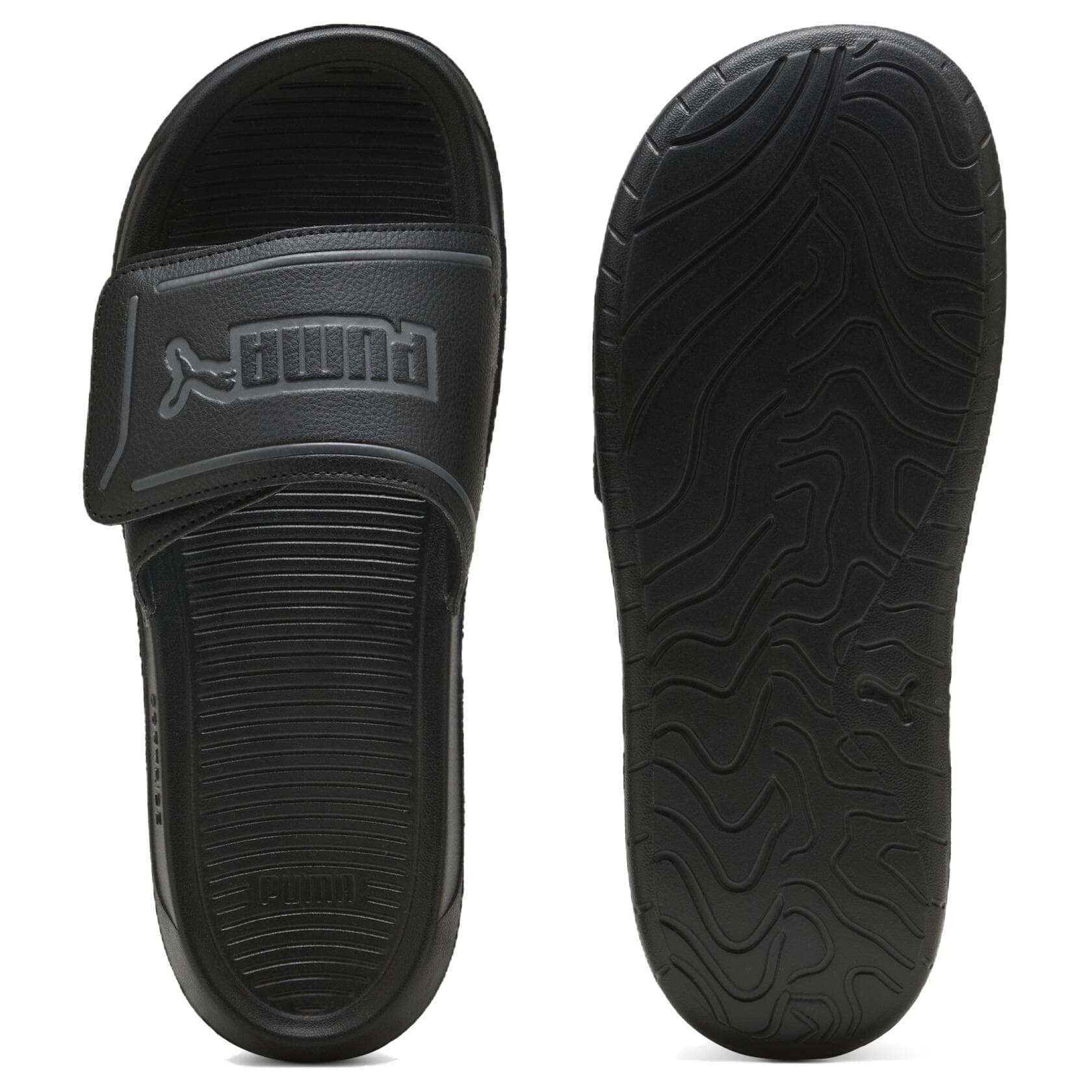 Сандалии PUMA ROYALCAT COMFORT 2 Устойчивые к истиранию Шлепанцы Мужские Черные - изображение 4