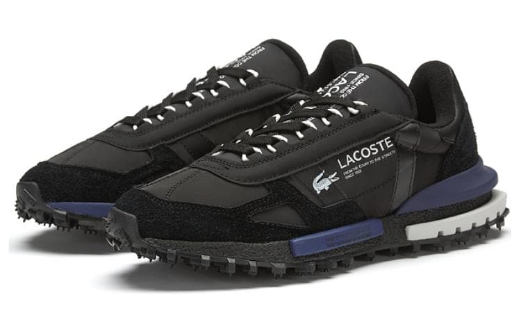 Кроссовки Lacoste Leather Low Top Sneakers Black - изображение 3