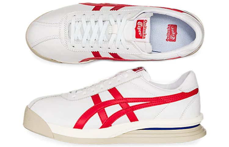 Кроссовки Onitsuka Tiger Corsair EX White Red - изображение 5