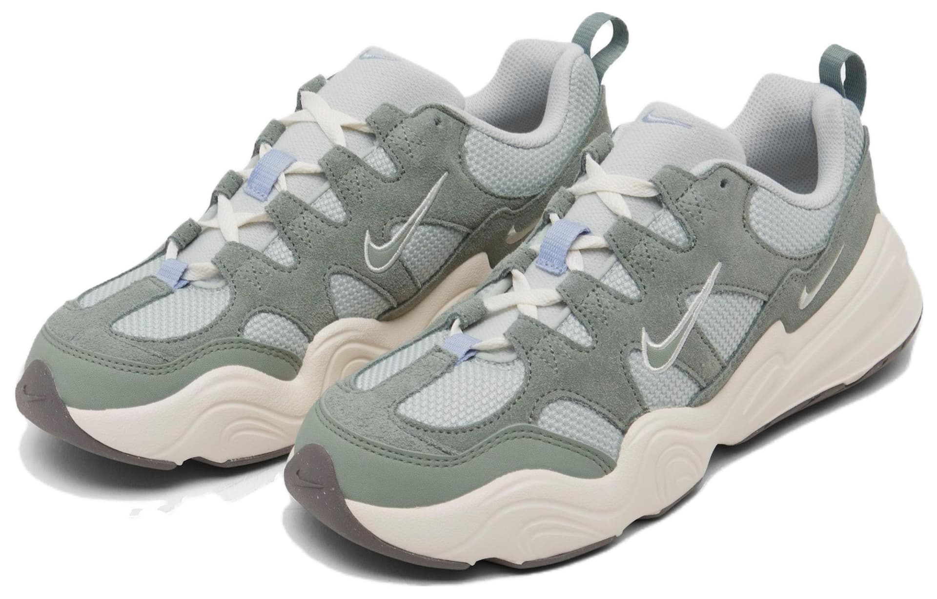 Кроссовки Nike Tech Hera Grey Green - изображение 2