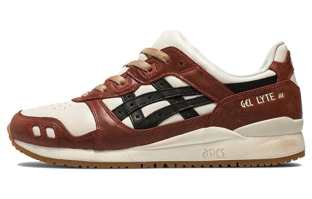 Кроссовки Asics Gel Lyte 3 Low Топ Повседневная обувь Унисекс Кремовая текстура - изображение 1