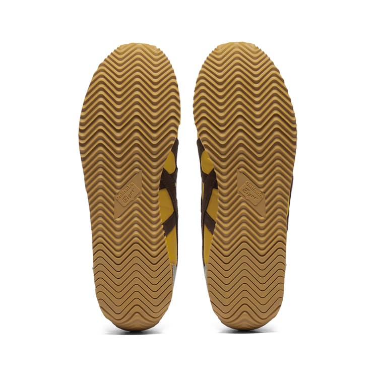 Кроссовки Onitsuka Tiger CALIFORNIA 78 VIN Ткань Низкий Верх Повседневная Обувь Унисекс Желтый Коричневый - изображение 5