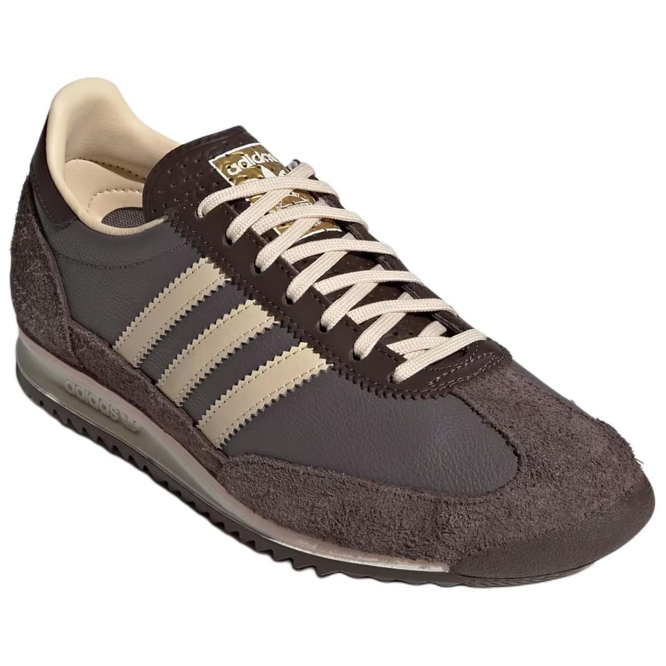 Кроссовки Adidas Originals SL 72 OG Комфортные Низкие Повседневные Кроссовки Женские Коричневые - изображение 3
