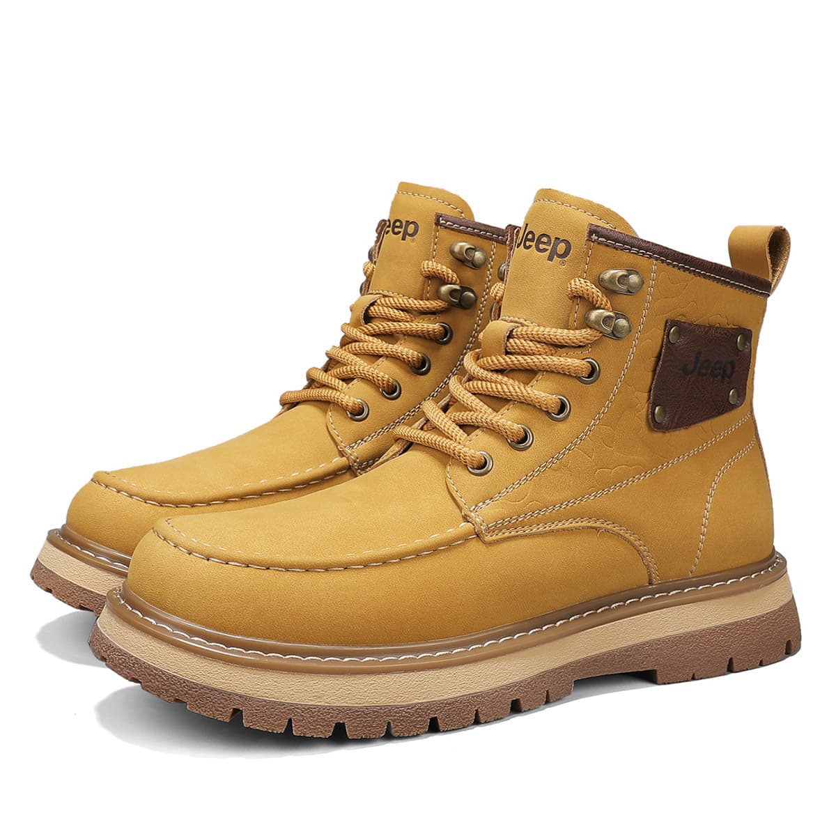 Ботинки Jeep Martin Boots Tan - изображение 4