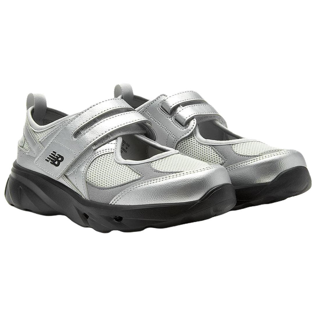 Кроссовки New Balance NB Cool Wind Низкие Туфли Мэри Джейн Женские Серебряные - изображение 3