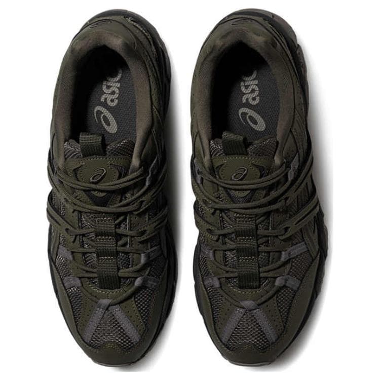 Кроссовки Asics Gel Sonoma 15 50 Износостойкий и Легкий Низкий Верх Повседневная Обувь Унисекс Серый Зеленый - изображение 3