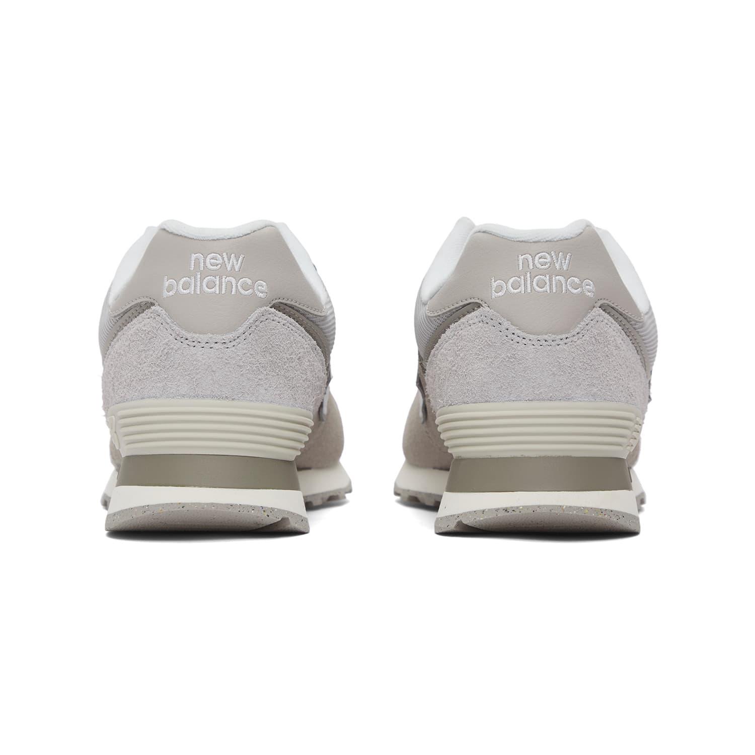 Кроссовки New Balance NB 574 Текстиль Спилок коровьей кожи Низкие кроссовки для бега Унисекс Серый - изображение 6