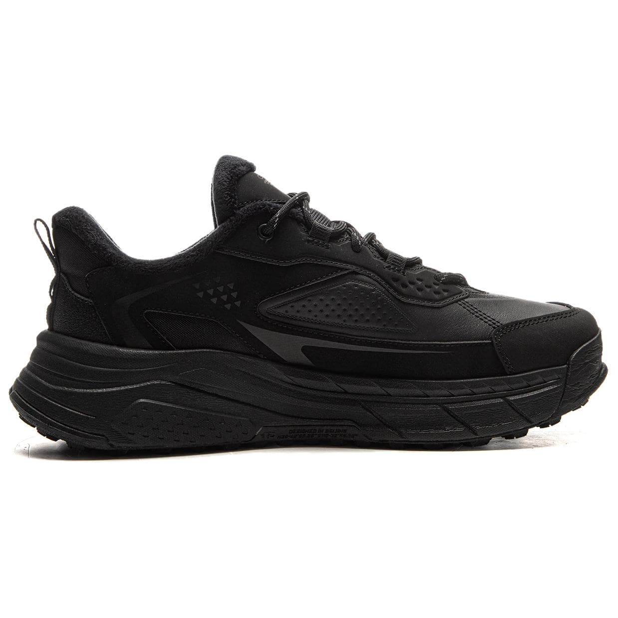Кроссовки Li-Ning LINING Cloud 2LOW Флисовая подкладка Светоотражающий Мягкий Покрытие на платформе Увеличение роста Удобный Амортизация Противоскользящий Износостойкий Термозащитный Oтскок Лоу-топы Повседневный Унисекс Черный - изображение 2