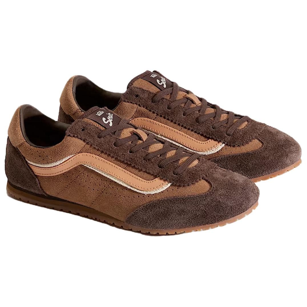 Кроссовки Vans Super Lowpro Низкий Топ Повседневная Обувь Унисекс Коричневый - изображение 2