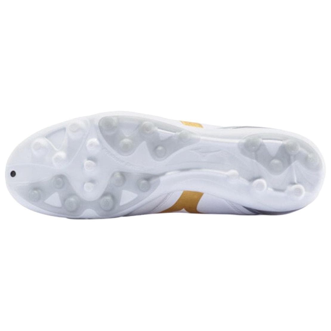 Кроссовки для футбола Mizuno Противоскользящие Устойчивые к износу Футбольные бутсы Мужские Белый Желтый - изображение 4