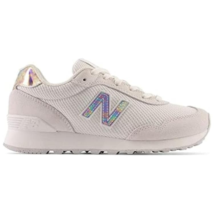 Кроссовки New Balance NB 515 Модный тренд Низкий топ Повседневная обувь Женская Серый Белый - изображение 2