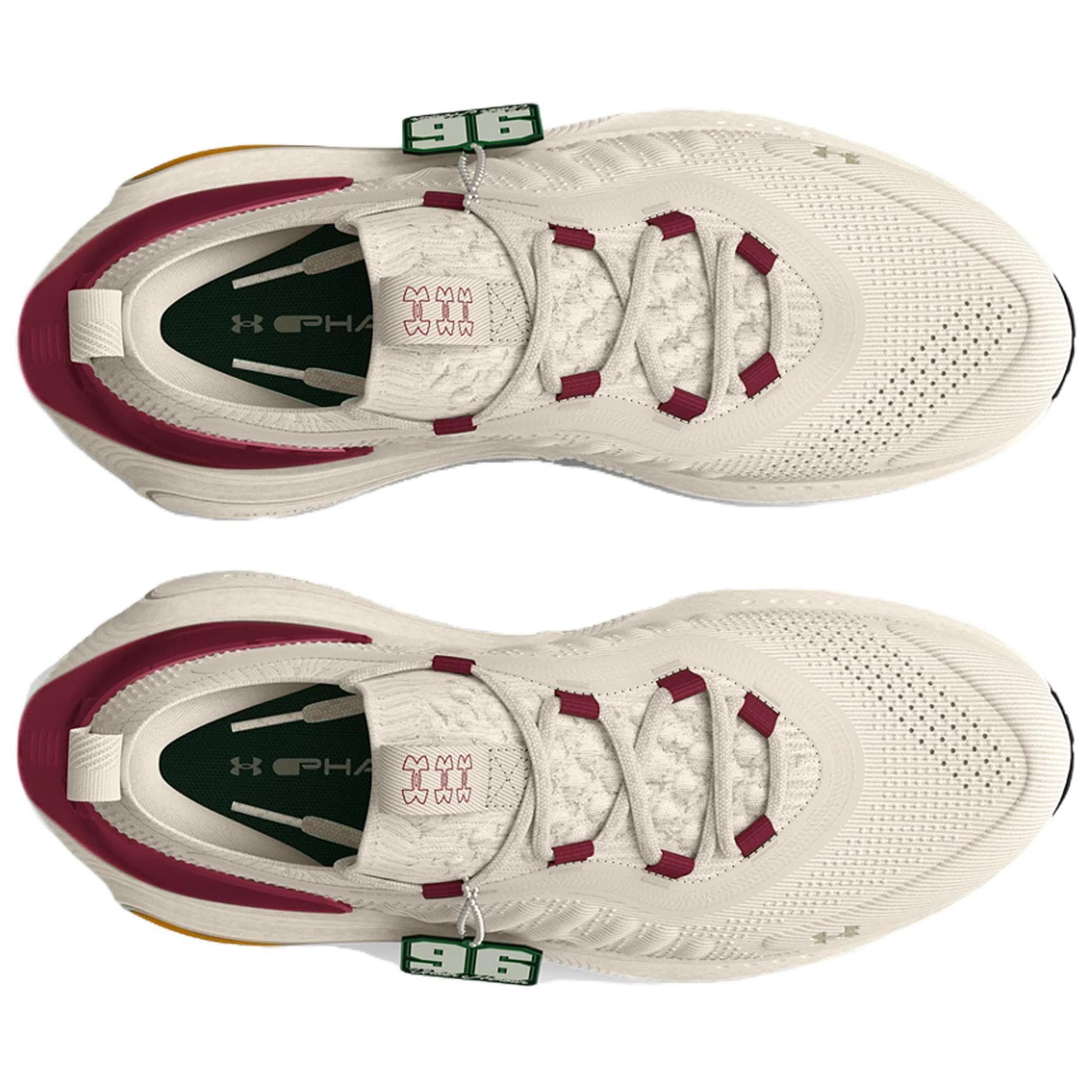 Кроссовки Under Armour Phantom 4 Low Топ Повседневная обувь Мужская Белая - изображение 4
