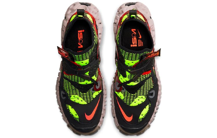 Кроссовки Nike ISPA OverReact Black Green - изображение 4