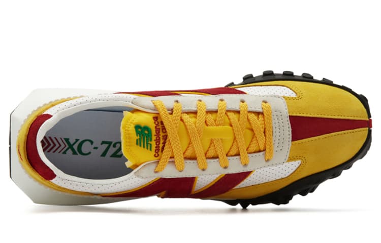 Кроссовки CASABLANCA x New Balance XC-72 White Yellow Red - изображение 3