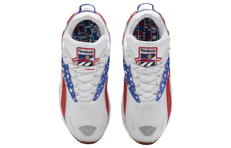 Кроссовки Reebok INTV 96 White Blue - изображение 5