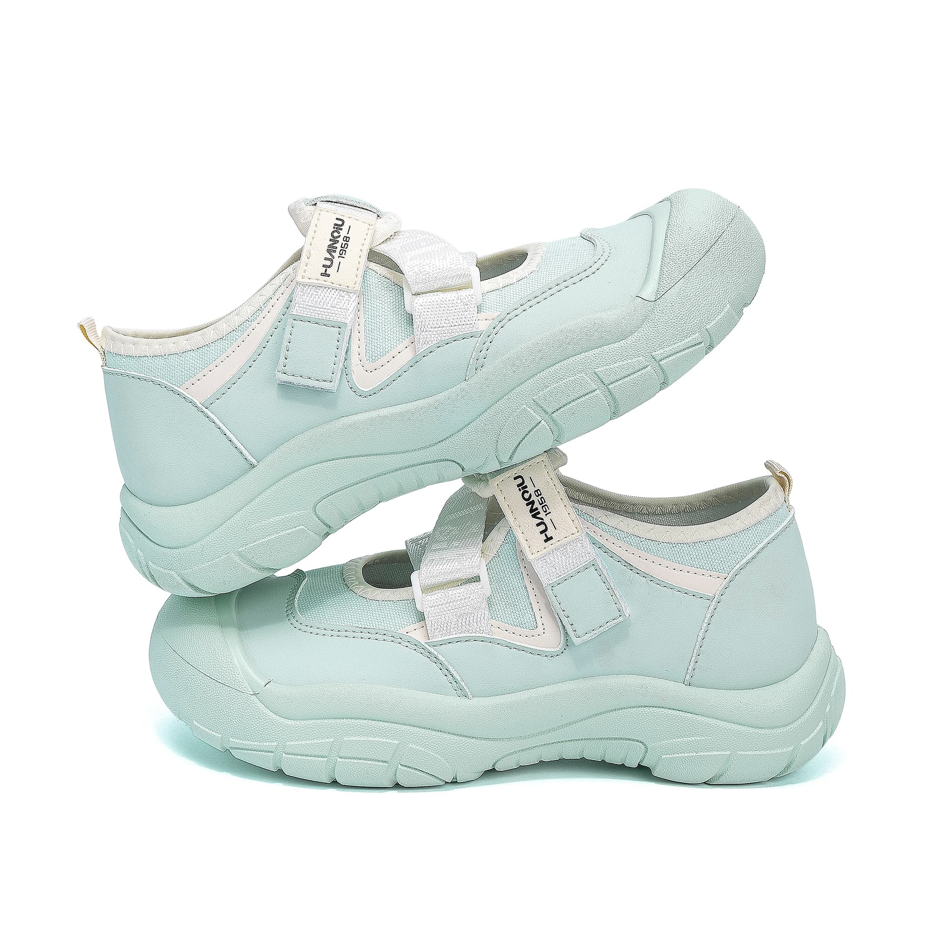 Кроссовки HUANQIU Износостойкий Дышащий Баланс Износостойкий Дышащий Баланс Низкий Топ Повседневная Обувь Женская - изображение 5