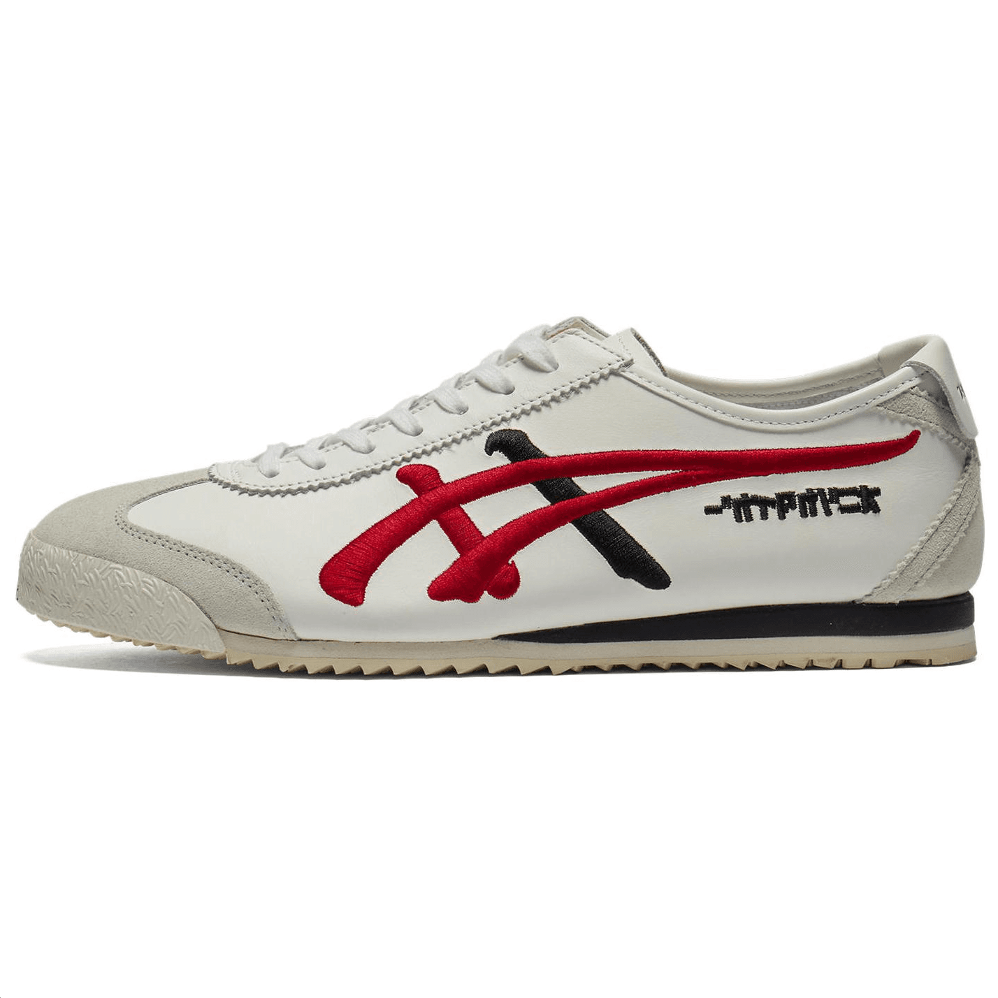 Кроссовки Onitsuka Tiger MEXICO 66 Противоскользящая Устойчивая к истиранию Низкий Топ Повседневная Обувь Унисекс Белый Красный - изображение 1
