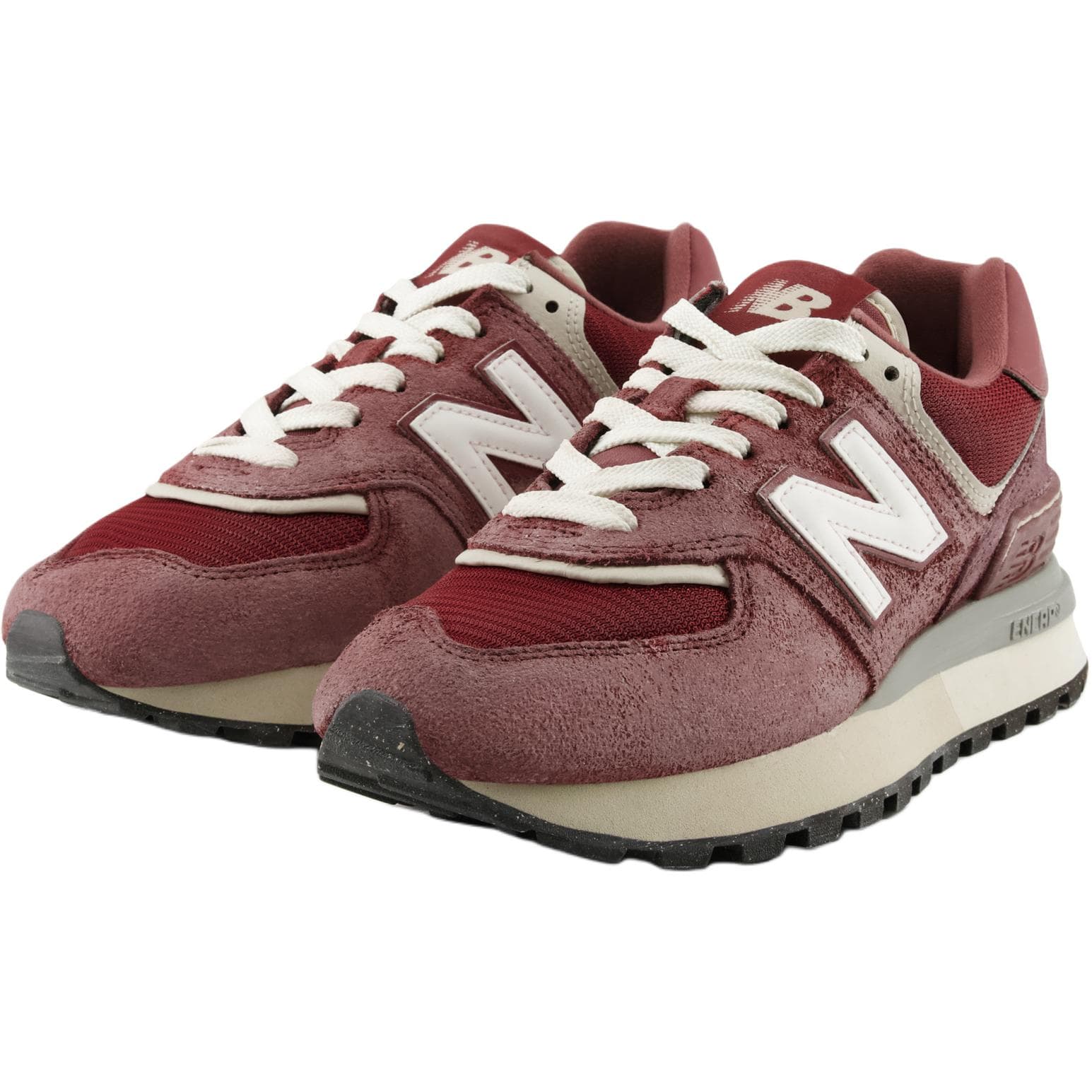 Кроссовки New Balance NB 574 Повседневная обувь Унисекс Светлый Бургунди - изображение 3