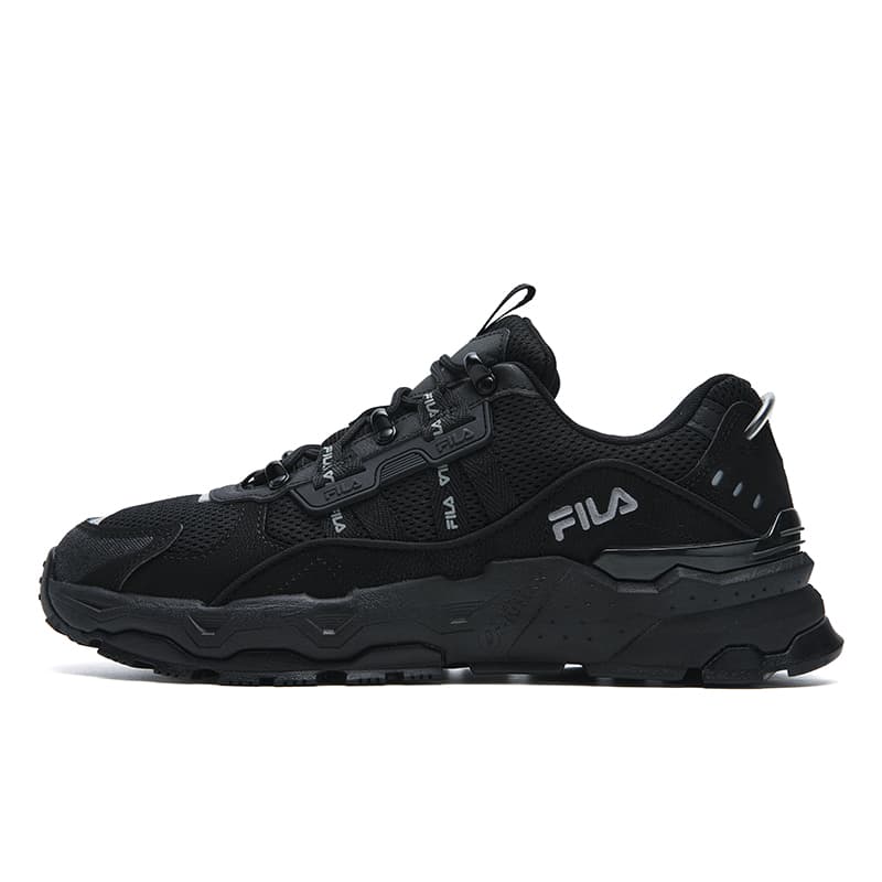 Кроссовки FILA Trek 1S Устойчивый к истиранию Покрытие Повседневная Обувь Мужская Черная - изображение 1