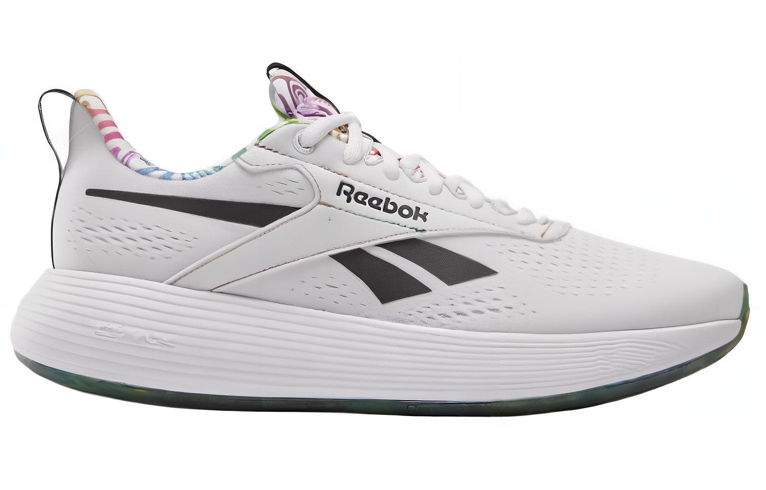 Кроссовки Reebok DMX Comfort Устойчивый к истиранию Низкий топ Повседневная обувь Унисекс Белый Черный - изображение 2