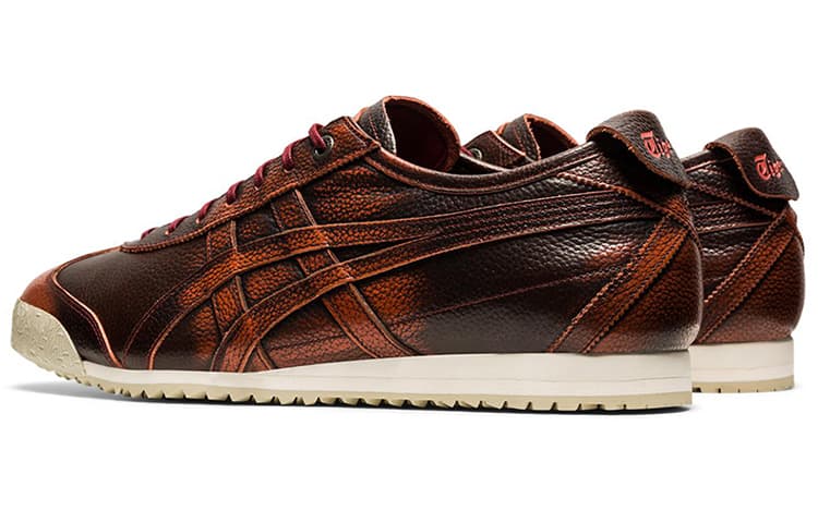 Кроссовки Onitsuka Tiger Mexico 66 SD Black Red Brown - изображение 3