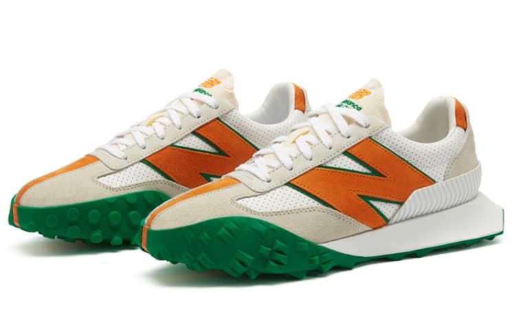 Кроссовки CASABLANCA x New Balance XC-72 White Green Orange - изображение 3