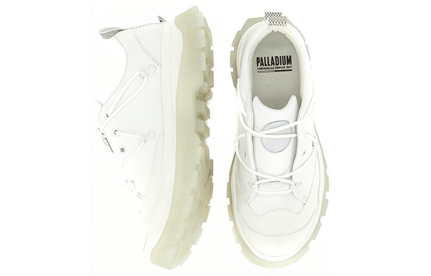 Кроссовки Palladium Pampa Lugged Lo Lth Star White - изображение 4